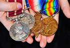My family remembered by thinking about my grandfather, George Gribbon. He joined the Cameron Highlanders in Inverness, Scotland in the early days of the First World War.