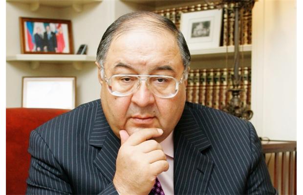 Russian billionaire Alisher Usmanov sits in his office in Moscow September 3, 2007. A firm co-owned by Usmanov said on August 30, 2007 it had bought a 14.6 percent stake in UK soccer club Arsenal from former Vice Chairman David Dein for 75 million pounds ($150.6 million). Picture taken on September 3, 2007. Russian billionaire Alisher Usmanov sits in his office in Moscow September 3, 2007. A firm co-owned by Usmanov said on August 30, 2007 it had bought a 14.6 percent stake in UK soccer club Arsenal from former Vice Chairman David Dein for 75 million pounds ($150.6 million). Picture taken on September 3, 2007.